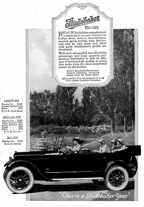 1920 Studebaker 10